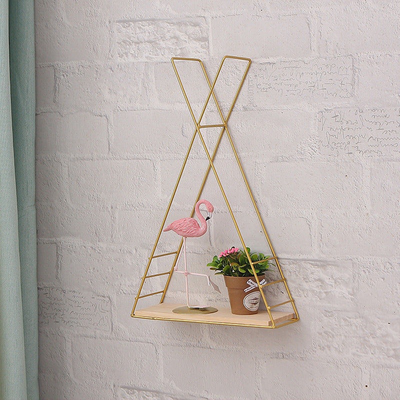 Nordic Iron Triangle Wall Shelf